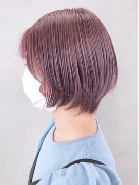 アイティーバイアルバム 藤沢店(IT by ALBUM) ラベンダーショート_カーキグレージュマッシュショート_ba323401