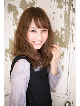 ノアランス 池袋(noah rance) 可愛いヨシンモリインナーカラー/レイヤーカット韓国風ヘア