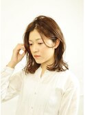 艶感モテ髪前髪大人ガーリーこなれヘア