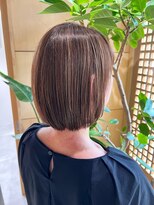 オーラメロウ(orlla melleau)&nbsp;白髪ボカシハイライトボブ