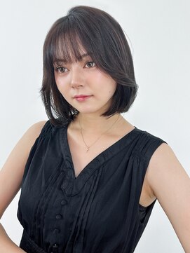 アイティー バイ アルバム 浦和店(IT by ALBUM) 韓国ボブ_マチルダボブピンクベージュ_9530