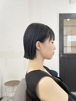 ホンネ(honne.)&nbsp;ブルーブラック×切りっぱなし