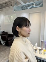 ロカ 表参道(loka)&nbsp;フルバング/切りっぱなしボブ[表参道/髪質改善/ハイライト]