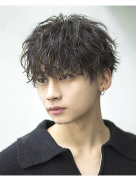 オーシャントーキョー シブヤジンナン(OCEAN TOKYO shibuya JINNAN) 波巻きパーマメンズツイストスパイラルパーマツーブロック