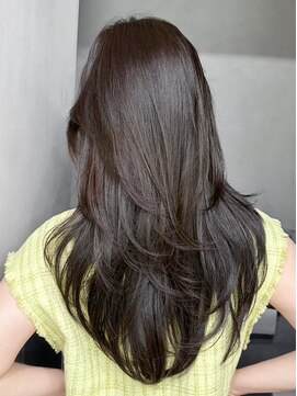 アイティーバイアルバム 松戸店(IT by ALBUM) フェイスレイヤー_エアリーロングピンクブラウン_ba477911