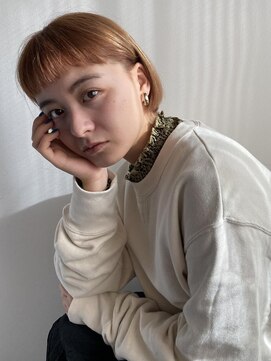 フィグバイアルテフィーチェ(fig by artefice) 切りっぱなし×オン眉ボブ