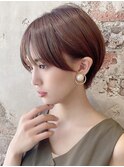 *岩田莉奈*/ひし形ショートボブ縮毛矯正白髪染め　新宿