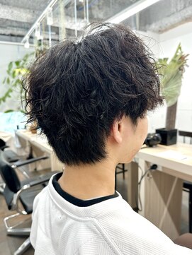 サロンドジョー(salon de joe) ウルフパーマ波巻きパーマツイストスパイラルパーマ 奥東 巧真