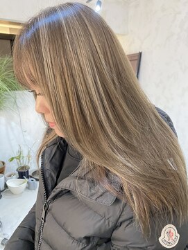 プルメリアドット(Plumeria.) 髪質改善&ハイライト