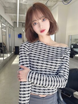 ロンド ラマ 岐阜(Lond bla-ma) ブリーチ ダブルカラー ボブ2141219