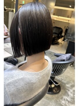 レーヴバイロンド 仙台(Reve by Lond) イメチェン外ハネボブ縮毛矯正美髪前髪ワイドバング髪質改善仙台