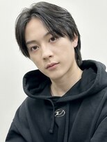 フイ 新宿3丁目(Hui)&nbsp;フェザーパーマ/グレーブルーカラー/刈り上げショートパンク