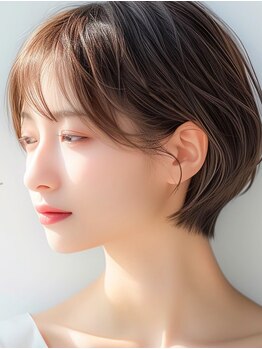 アルフラン(al franc)の写真/【トレンドの韓国風スタイルも◎】横顔美人をつくる顔周りのカット技術で「こうなりたい」を実現！