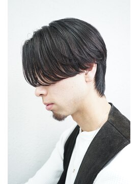 メンズサロン ゴールド 名古屋(GOALD) メンズカット　センターパート　ニュアンスパーマ