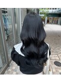 レイヤーロング/顔まわりカット/前髪/くびれ巻き/名古屋/栄