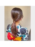 浴衣用ヘアアレンジ♪