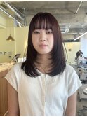 20代30代40代　くびれヘア/暖色系カラー/レイヤーカット