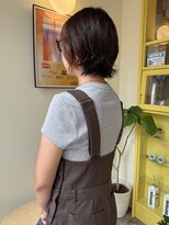 ヒントステーション(HINTSTATION)&nbsp;〈浅草 半個室〉ボブパーマ×インナーオレンジ