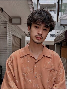 ヒュージ 表参道(huge) ウェーブヘア/ニュアンスパーマ/メンズカット/メンズ