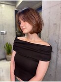 レイヤーボブ・毛流れボブ