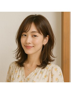 スープレックス ヘアーデザイン(SOUPREX HAIR DESIGN) セミロングナチュラルレイヤーボブ 20代 30代 40代 50代 60代