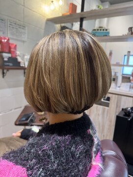 チアー ヘアリラクゼーション(cheer HAIRRELAXATION) 前下がりボブ