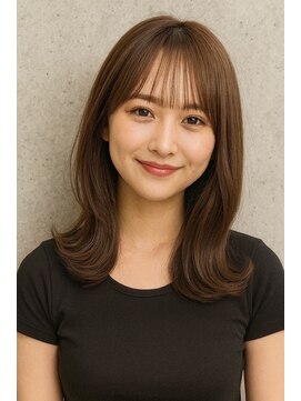 ローラン(ROULAND) 外ハネミディショコラブラウン