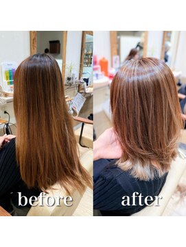 ステラバイケンジ 藤沢(STELLA by KENJE) 白髪ぼかし細めハイライト30代40代50代グレージュ