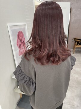 ヘアー アトリエ アンジー(Hair Atelier Angee) 透明感たっぷりのボルドールビーカラー