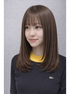 テラ(terra) 赤み消し透明感オリーブベージュ×艶ストレート