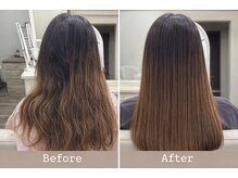 エアージーモ 小倉店(Fate design Air G mo)の雰囲気（弱酸性の優しい薬剤でダメージを最小限に抑える次世代の縮毛矯正）