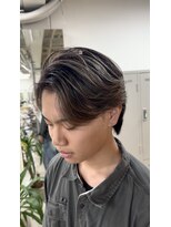 ファンド 千葉(fand) 千葉メンズバレイヤージュ/刈り上げセンターパート