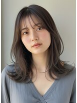 ブロッサム アネックス 成増店(Blossom) 小顔似合わせカットくびレイヤーエモージュ大人可愛いブラウン