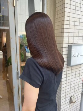 ル リヤン(Le lien) 酸性ストレートのBefore&After
