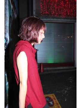 ヘアサロンエムフィス 池袋東口(HAIR SALON M Fe's) ☆ベリーピンクボブ☆