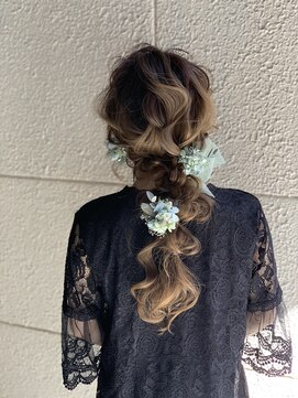 セットサロン ラビッシュポー(Setsalon RabichePow) 編みおろしヘアー