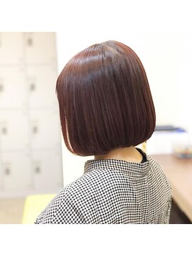 ヘアメイク ミチ 富田店(HAIRMAKE MICHI) 【MICHI 富田店 古作 蓮】ミニボブ＆ピンクラベンダー