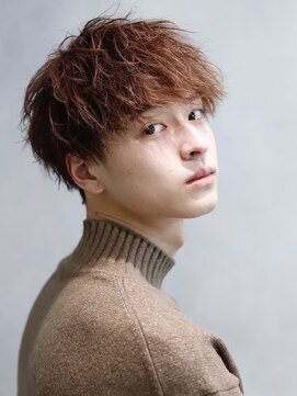 リップス 渋谷(LIPPS) 前下がり緩めスパイラルパーマ【クラフトマッシュ】