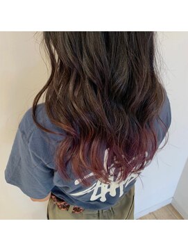ネオヘアー 京成曳舟店(NEO Hair) ウェーブロング×裾カラー【京成曳舟】