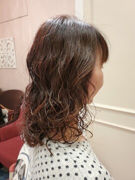 ヴィーヴォ 天六店(VIVO) 【VIVO】Watanabe  ミディアムしっかり巻き髪風パーマスタイル