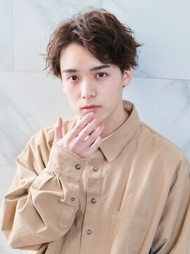 オーブ ヘアー プール 沖縄浦添店(AUBE HAIR puur) 【AUBE HAIR】ソフトツーブロック×センターパート