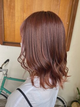 パディントン(Paddington) イヤリングカラーでアクセント♪ピンクが◎なレイヤースタイル☆