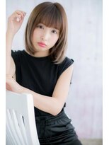 ヘアアンドビューティー ミック(Hair & Beauty miq) 女度UP!メッシュカラー色っぽグラデーションロブa1