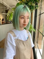 ニキータ(Nikiita)&nbsp;emerald green × bob　　08914