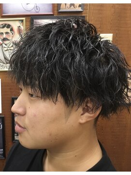 ヘアーパークキューブ マッシュ×ゆるめスパイラルパーマ