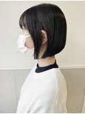 まとまる暗髪ボブ☆