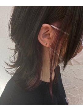 ラスティー(LUSTY) [静岡袋井LUSTYラスティ]インナーカラー♪ワインレッド