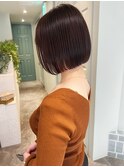 【Lond robin】伊藤ガク ボブ/くびれヘア/メルティカラー/