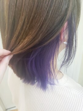 アローズ ステラプレイス店(HELLO'S) インナーカラー×バイオレット