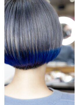 ヘアーメイク ダンス(hair make DANCE) ブリーチありで アンブレラカラー♪  裾カラー